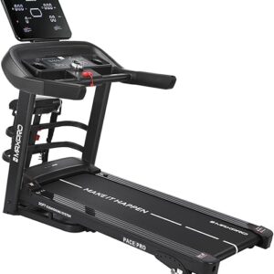 MAXPRO PACE PRO 5 HP Peak DC Motor Multifunction Folding Treadmill with Massager,Max.Speed 14km/h,6 Level Incline,Max.User Weight 110kgs,Fit Show…