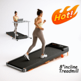 Best Walking Pad Treadmill with 12% Auto Incline | 204 KG Capacity & Under Desk Design